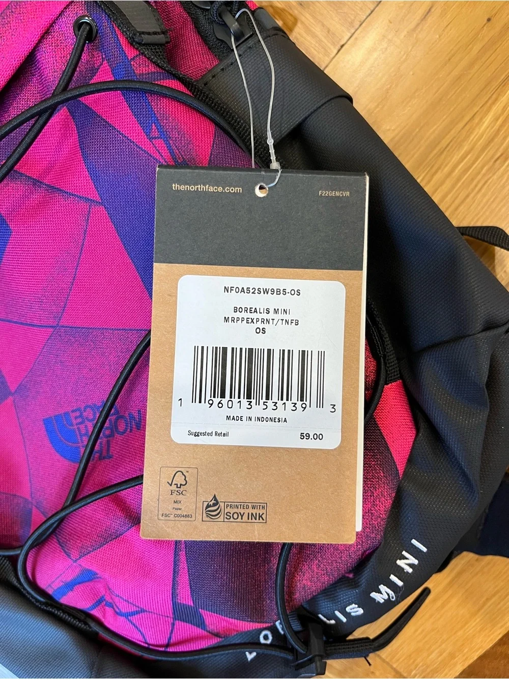 The North Face mini backpack
